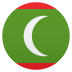 🇲🇻 flag: Maldives display on JoyPixels